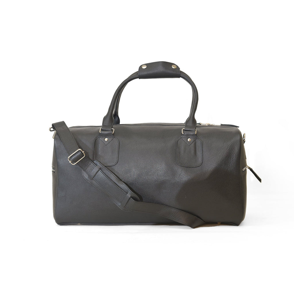 MOXI LEATHER ( XL ) DUFFEL BLACK