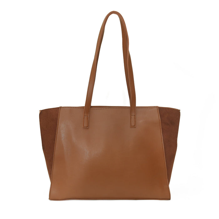 MILANO TOTE SUEDE BROWN BAG