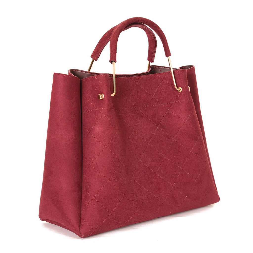 FABULOUS 5 PCS SUEDE BAG SET