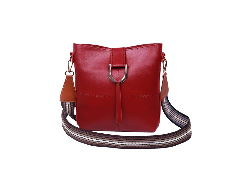 BOB MEHROON CROSS BODY BAG