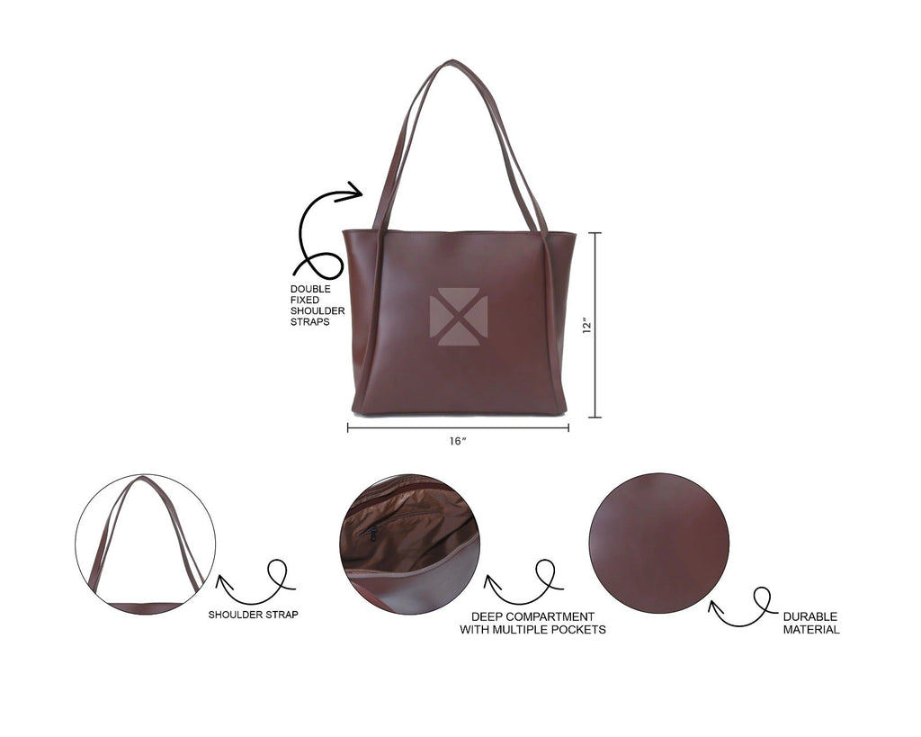 GLORY TOTE BROWN