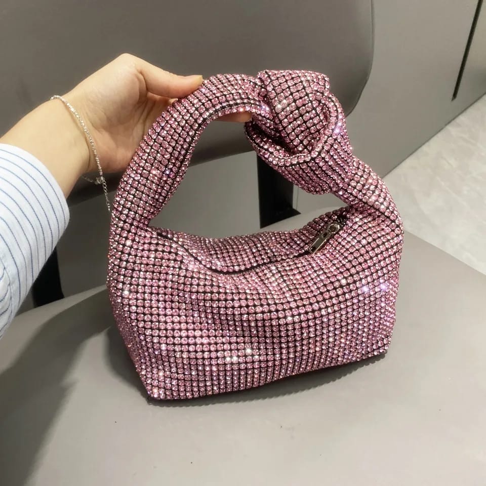 DIAMOND HOBO KNOT PINK