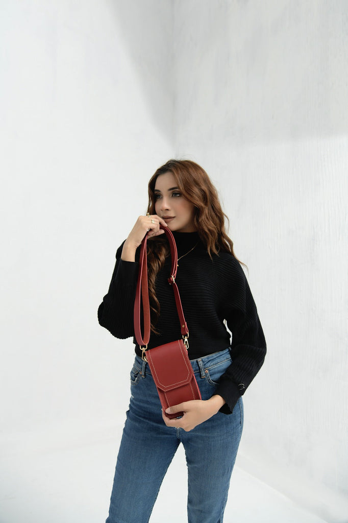 MOBO POUCH MAROON