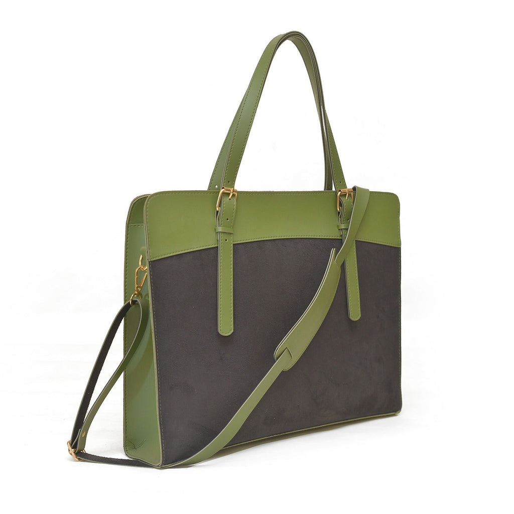 OLIVE LAPTOP BAG GREEN