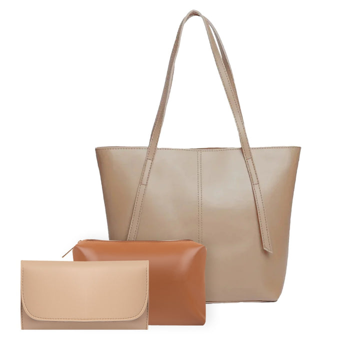 NOVA BEIGE 3 PCS BAG SET