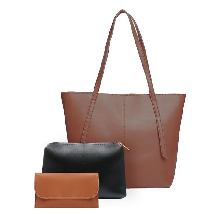 NOVA BROWN 3 PCS BAG SET