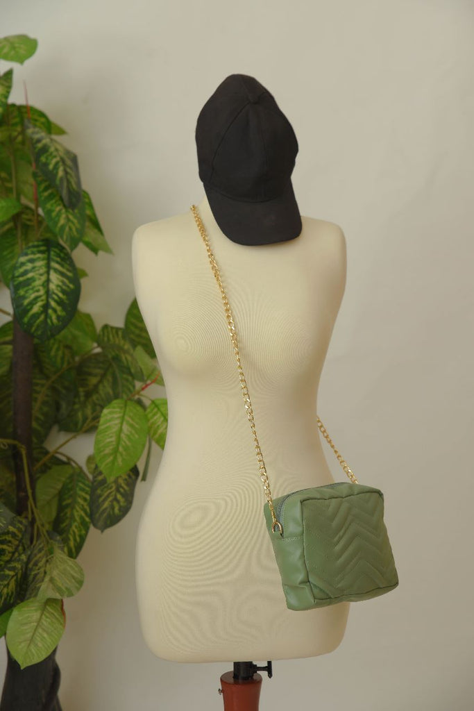 AURA CROSS BODY GREEN