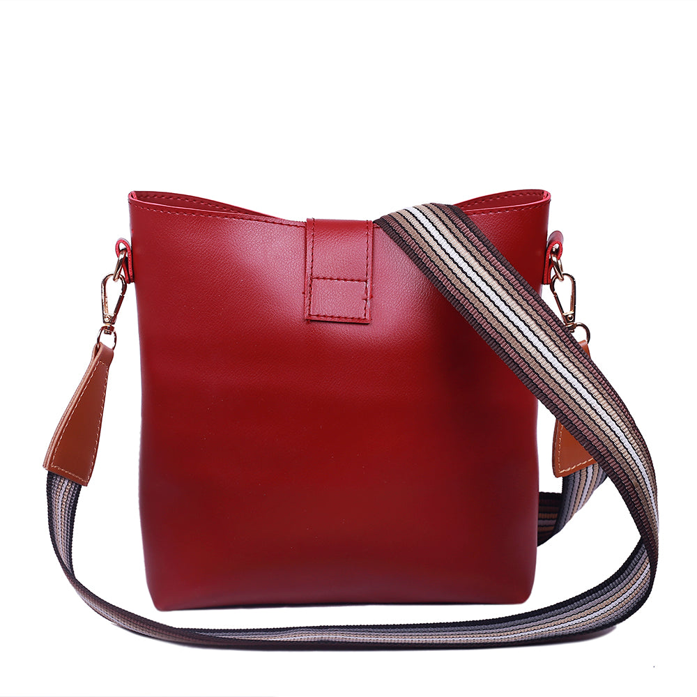 BOB MEHROON CROSS BODY BAG